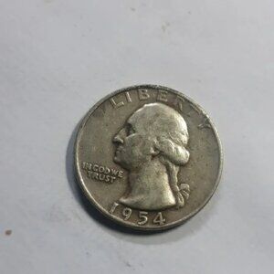 1954 D 90% Silver Quarter ,(SKU Q 2)